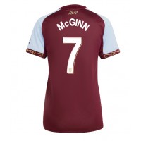 Stroje piłkarskie Aston Villa John McGinn #7 Koszulka Podstawowej dla damskie 2025-26 Krótki Rękaw